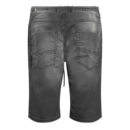 Black-Grey - Back - Diesel Mens Krooley Shorts