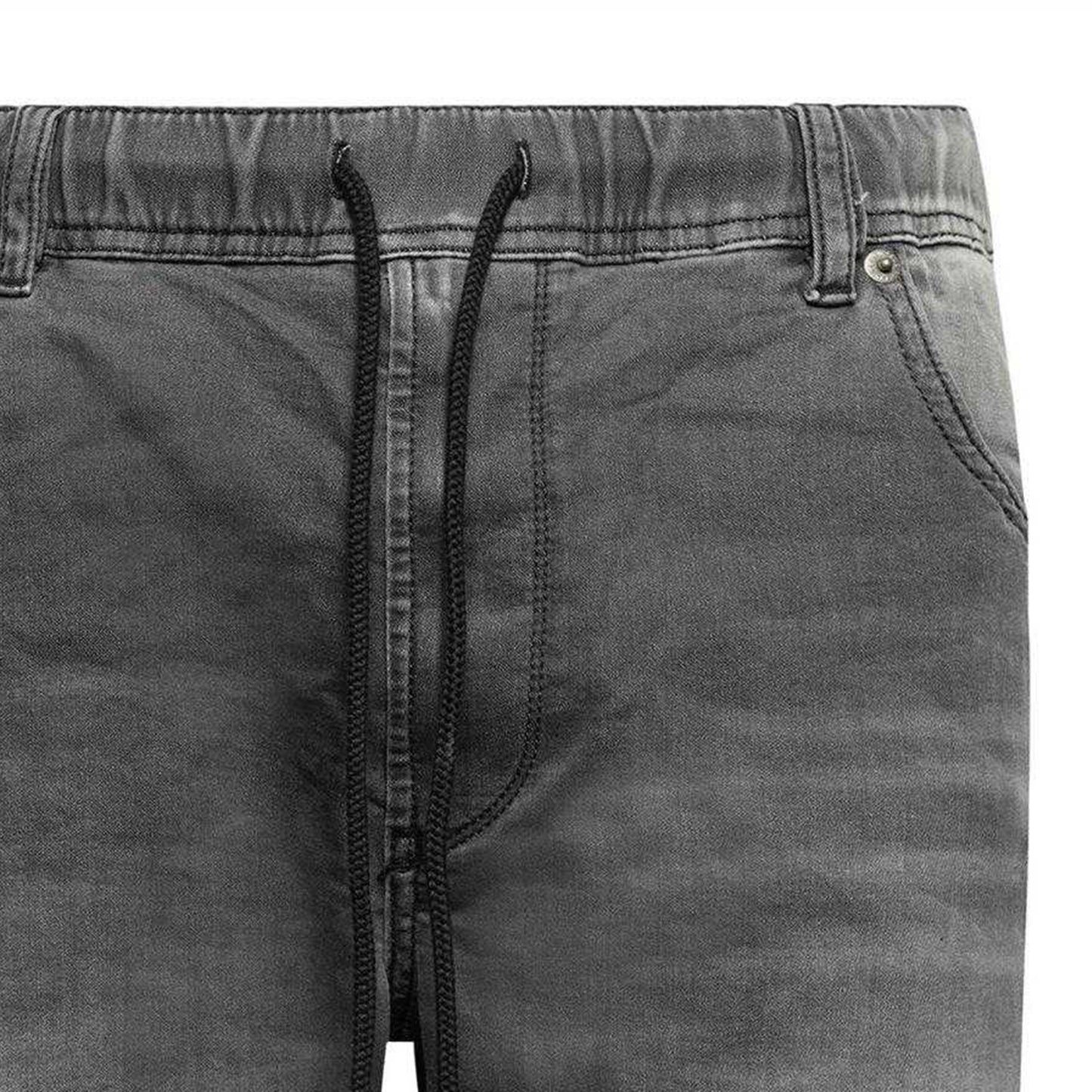 Black-Grey - Side - Diesel Mens Krooley Shorts