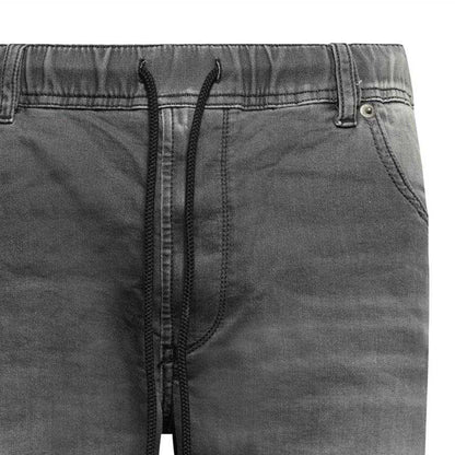 Black-Grey - Side - Diesel Mens Krooley Shorts