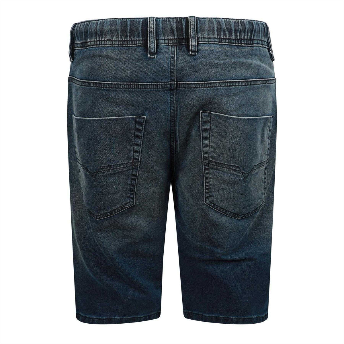 Blue Denim - Back - Diesel Mens Krooley Shorts