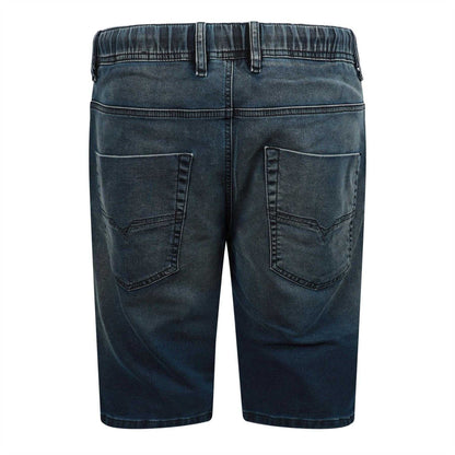 Blue Denim - Back - Diesel Mens Krooley Shorts