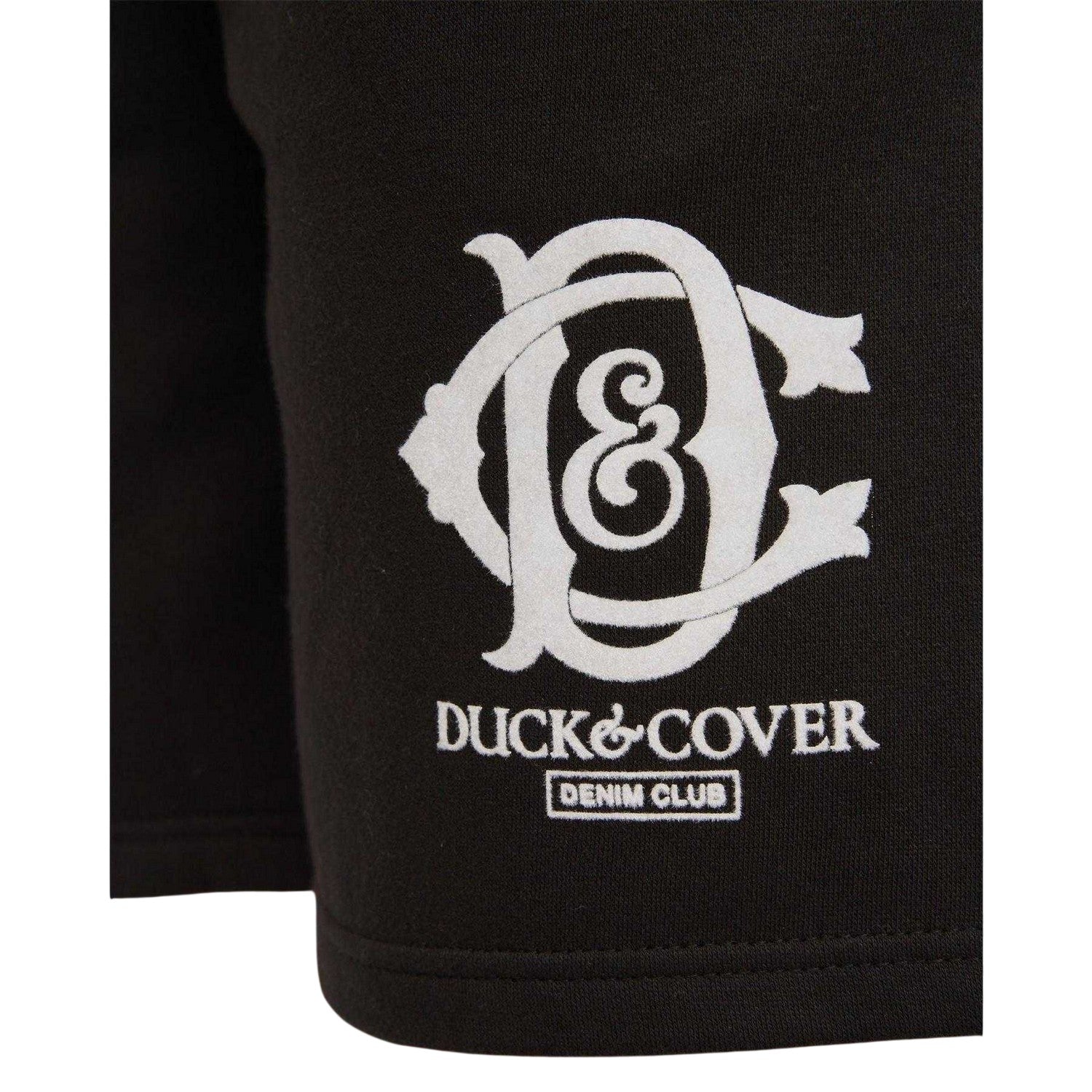 Black - Side - Duck and Cover Mens Randolph Shorts