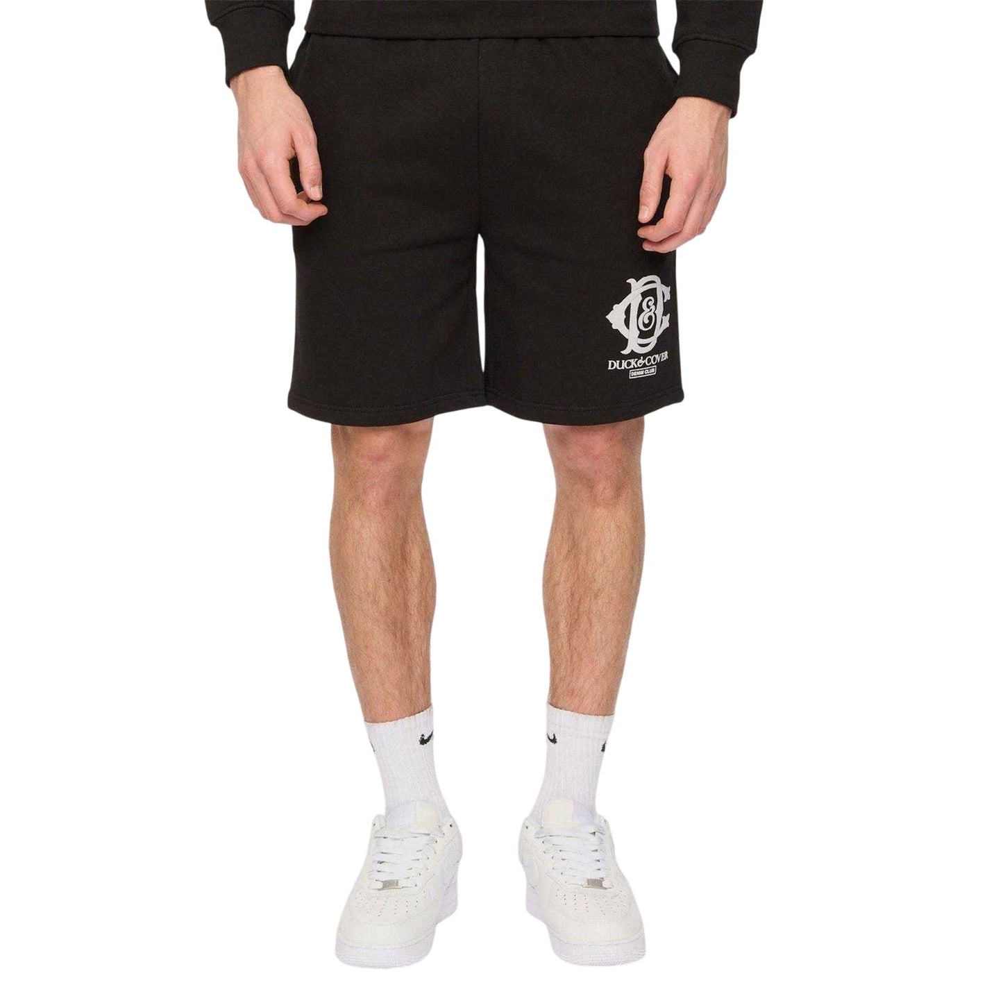 Black - Pack Shot - Duck and Cover Mens Randolph Shorts