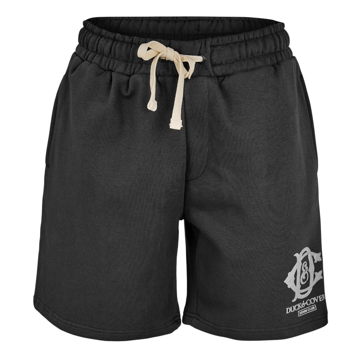 Black - Front - Duck and Cover Mens Randolph Shorts