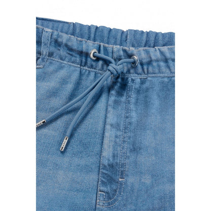 Blue - Lifestyle - Hugo Boss Womens-Ladies C_Erag Jersey Trousers