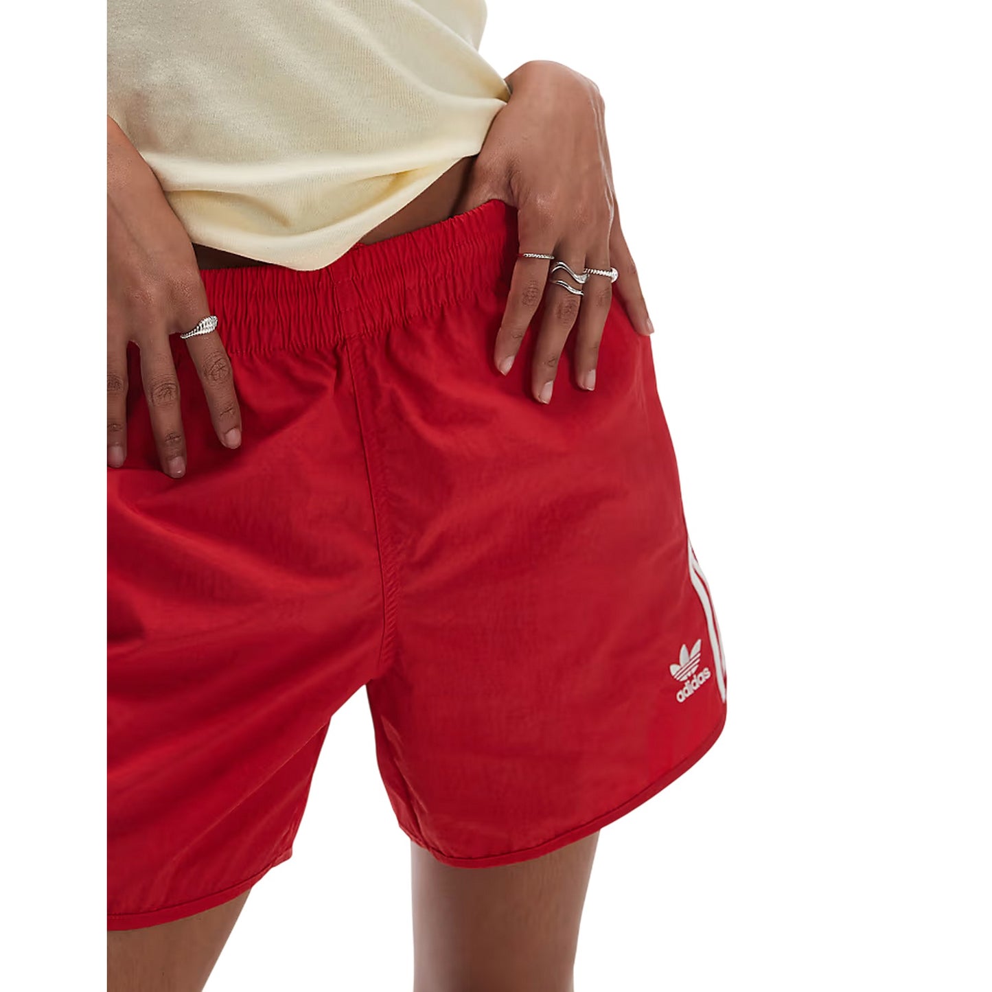 Claret - Back - Adidas Mens Adicolor Classics Regular Running Shorts