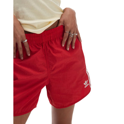 Claret - Back - Adidas Mens Adicolor Classics Regular Running Shorts