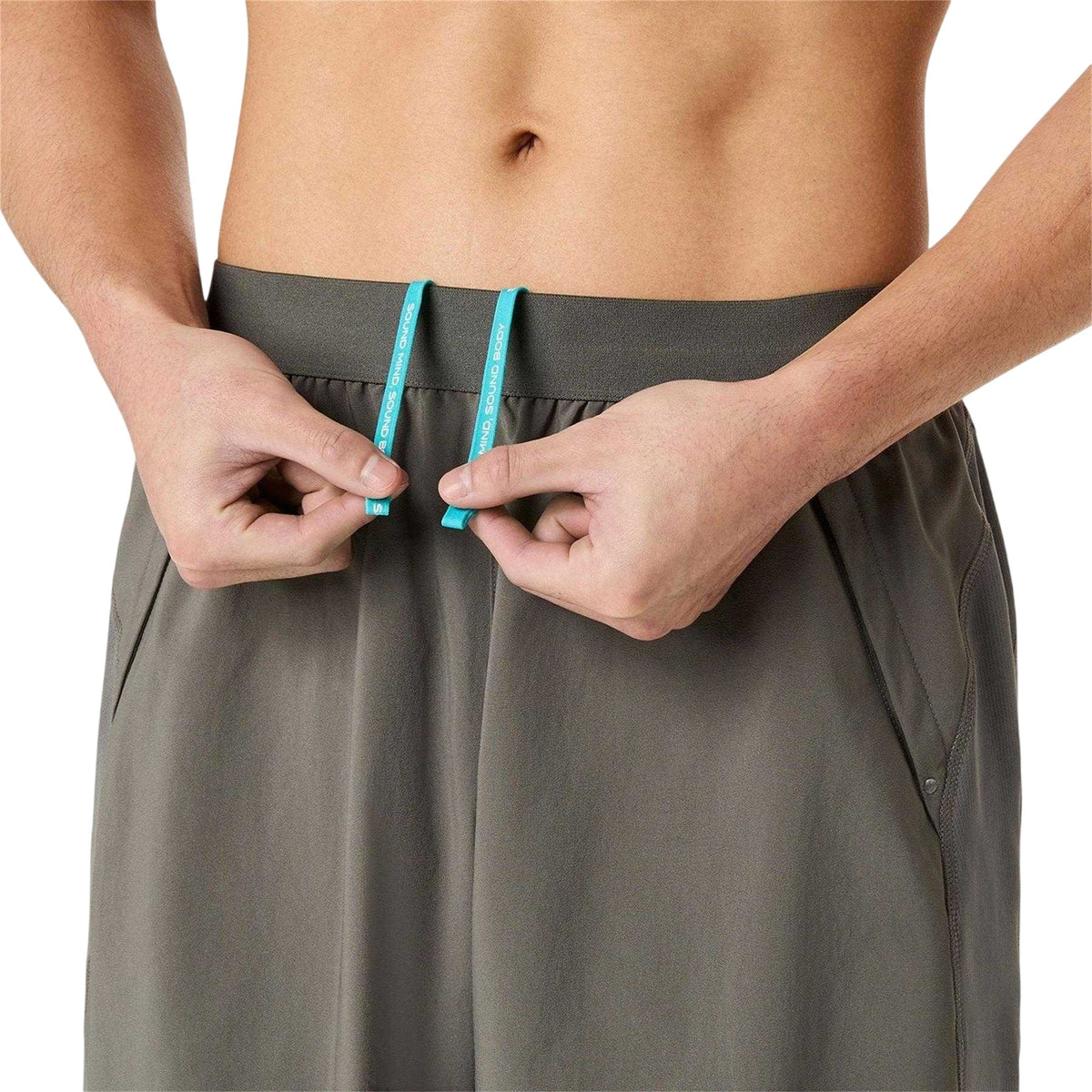 Grey - Lifestyle - Asics Mens Road7 2 in 1 Running Shorts