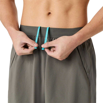 Grey - Lifestyle - Asics Mens Road7 2 in 1 Running Shorts