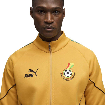 Gold-Black - Back - Puma Unisex Adult World Cup 2026 Ghana Tracksuit Top