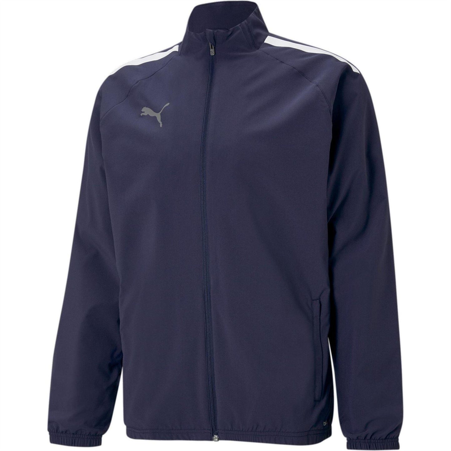 Peacoat Blue-White - Front - Puma Mens Tracksuit Top