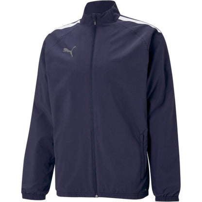 Peacoat Blue-White - Front - Puma Mens Tracksuit Top