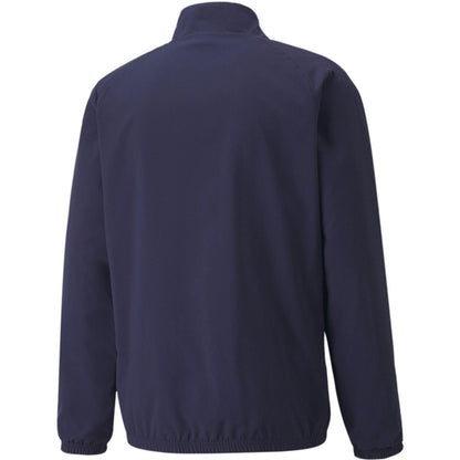 Peacoat Blue-White - Back - Puma Mens Tracksuit Top