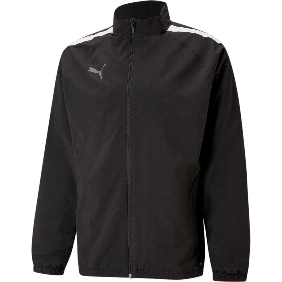 Black-White - Front - Puma Mens Tracksuit Top