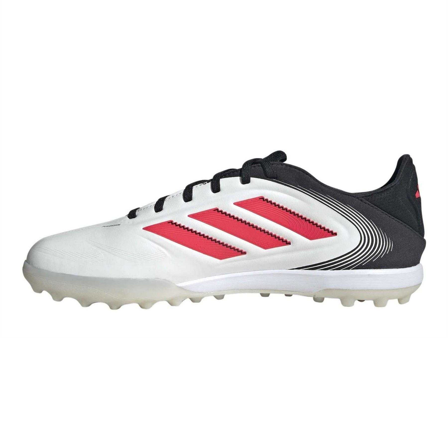White - Side - Adidas Mens Copa Pure III Leather Football Trainers