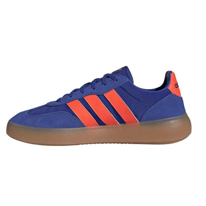 Lucid Blue-Impact Orange - Side - Adidas Unisex Adult Barreda Decode Suede Trainers