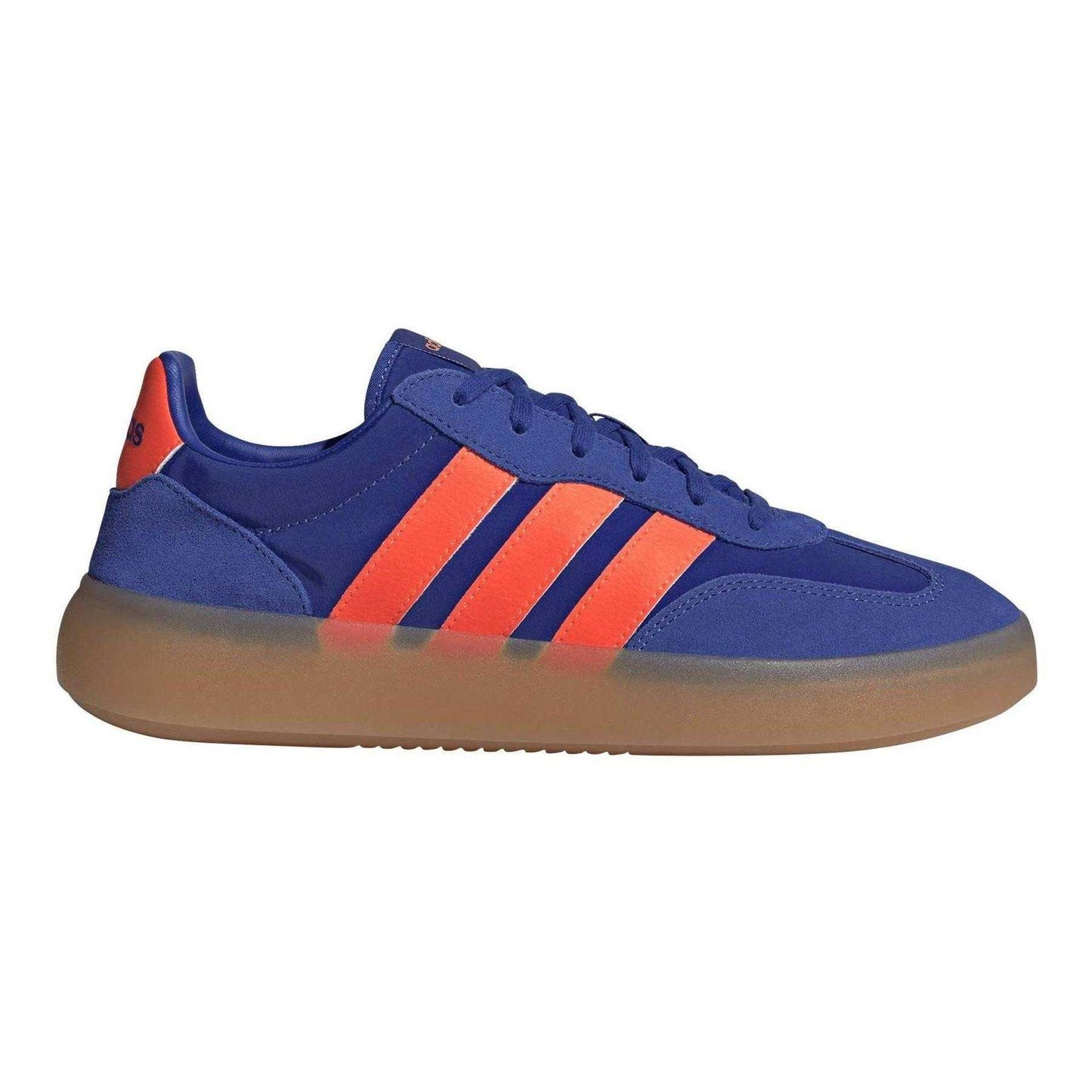 Lucid Blue-Impact Orange - Front - Adidas Unisex Adult Barreda Decode Suede Trainers