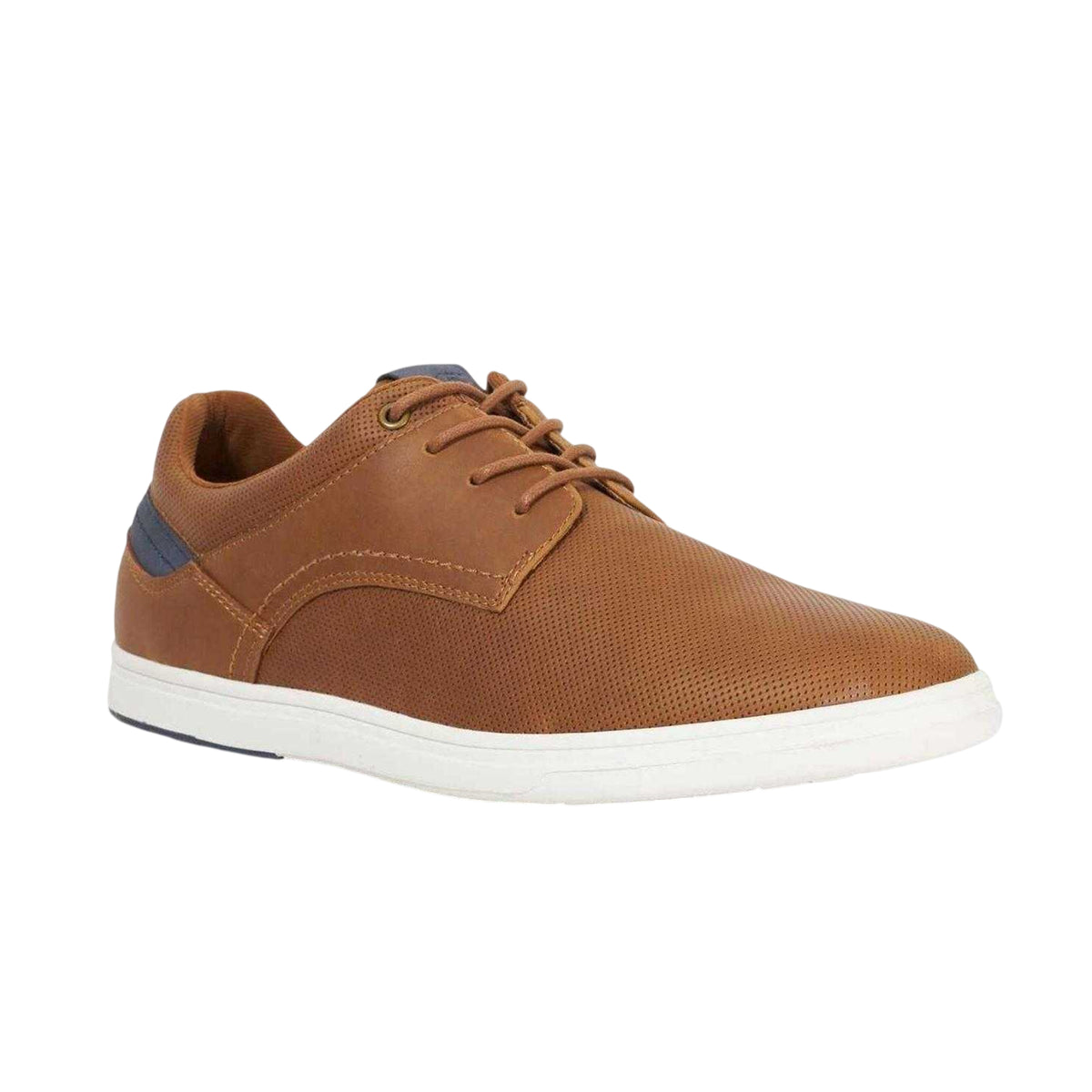 Tan - Lifestyle - Dune London Mens Tailors Suede Trainers