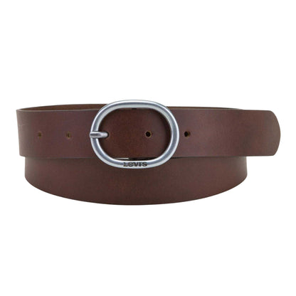 Brown - Front - Levis Hermosilla Leather Belt