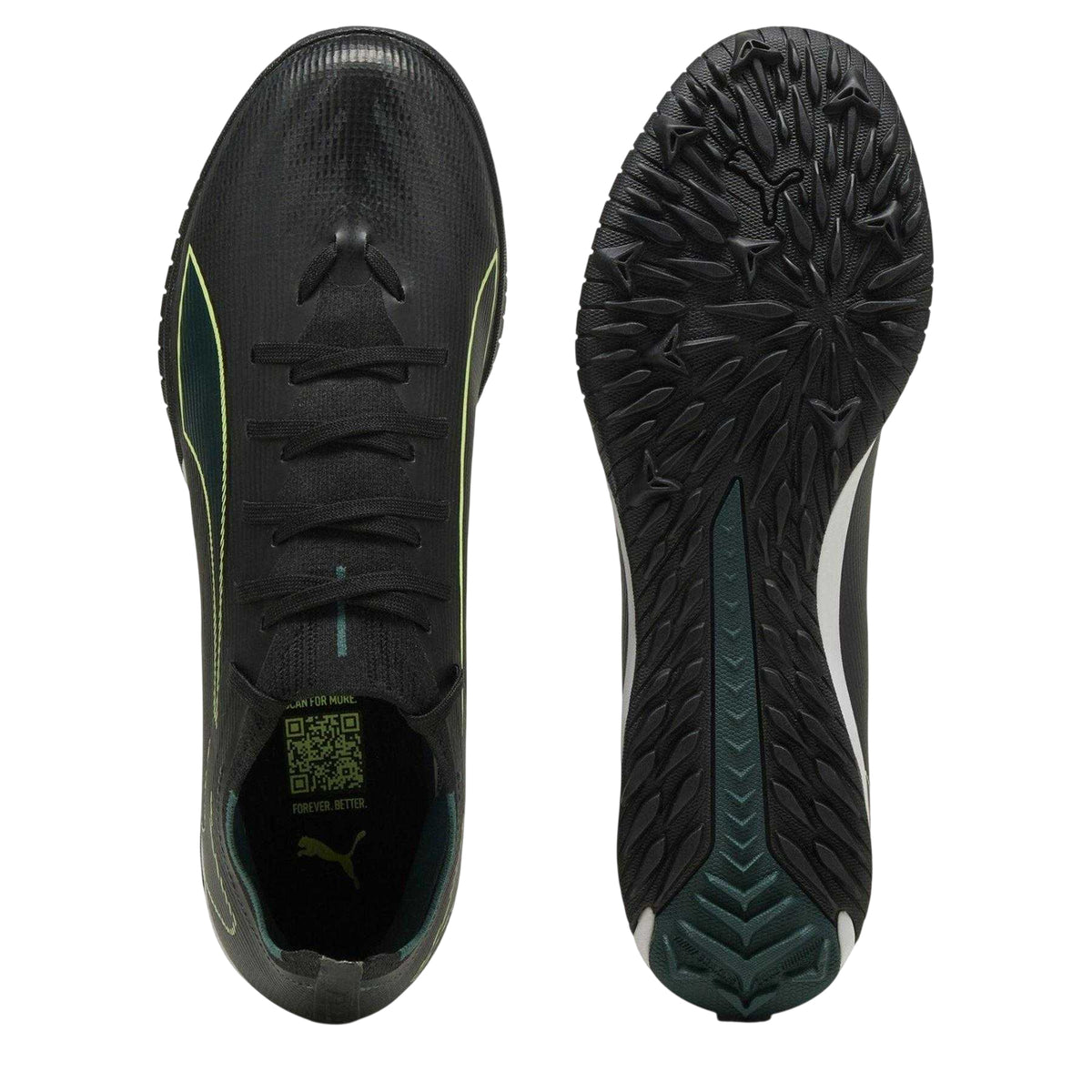 Puma Black - Side - Puma Mens Ultra 6 Match Turf Training Astro Turf Trainers