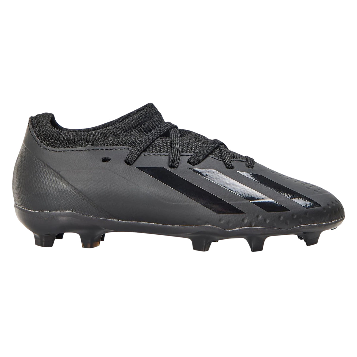 Black - Front - Adidas Childrens-Kids X Crazyfast.3 Firm Ground Football Boots