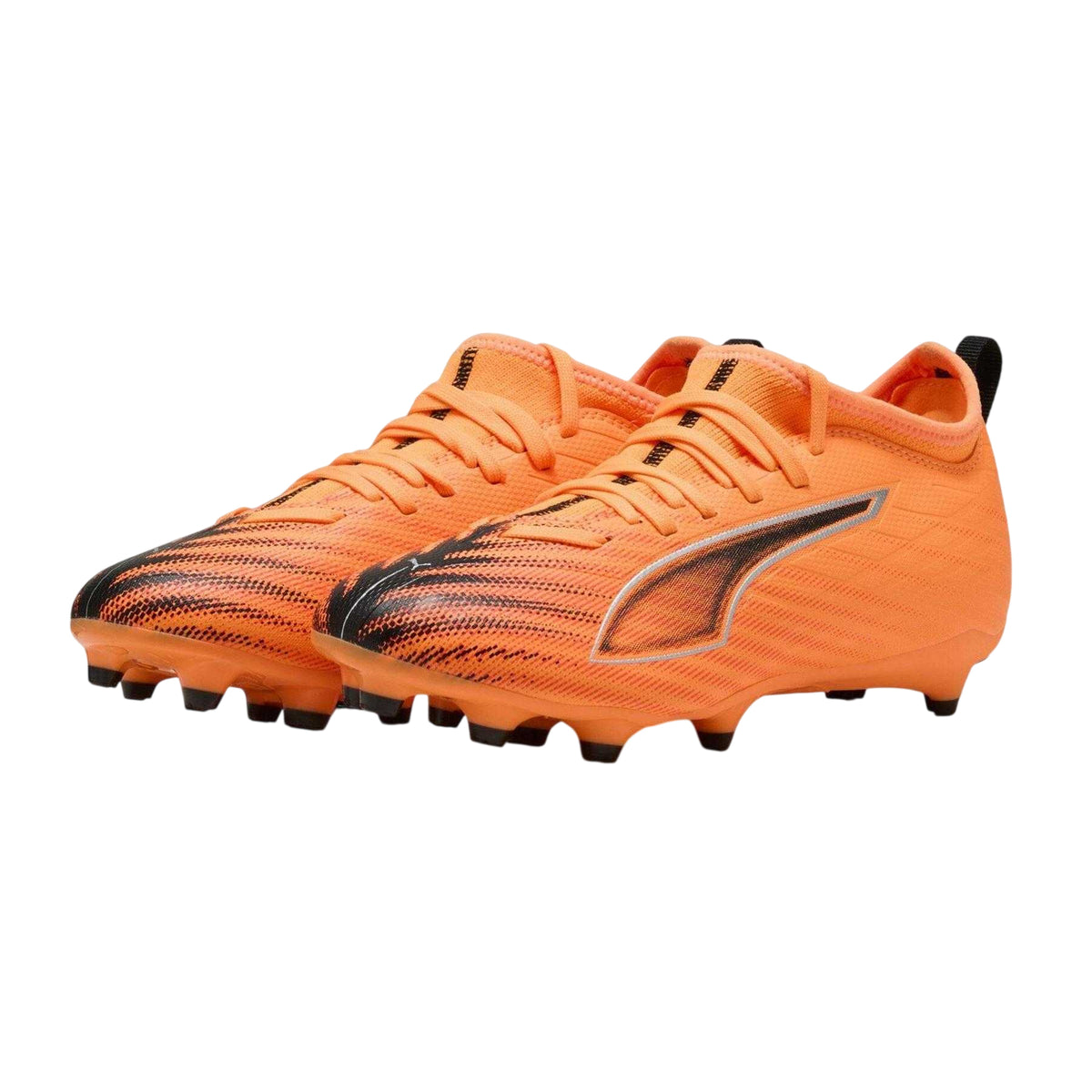 Red-Black - Lifestyle - Puma Childrens-Kids Ultra 6 Match Firm Ground Football Boots