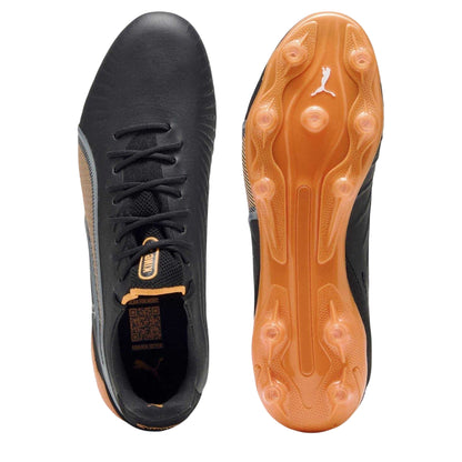 Black-Heat - Side - Puma Mens King Ultimate Firm Ground Football Boots