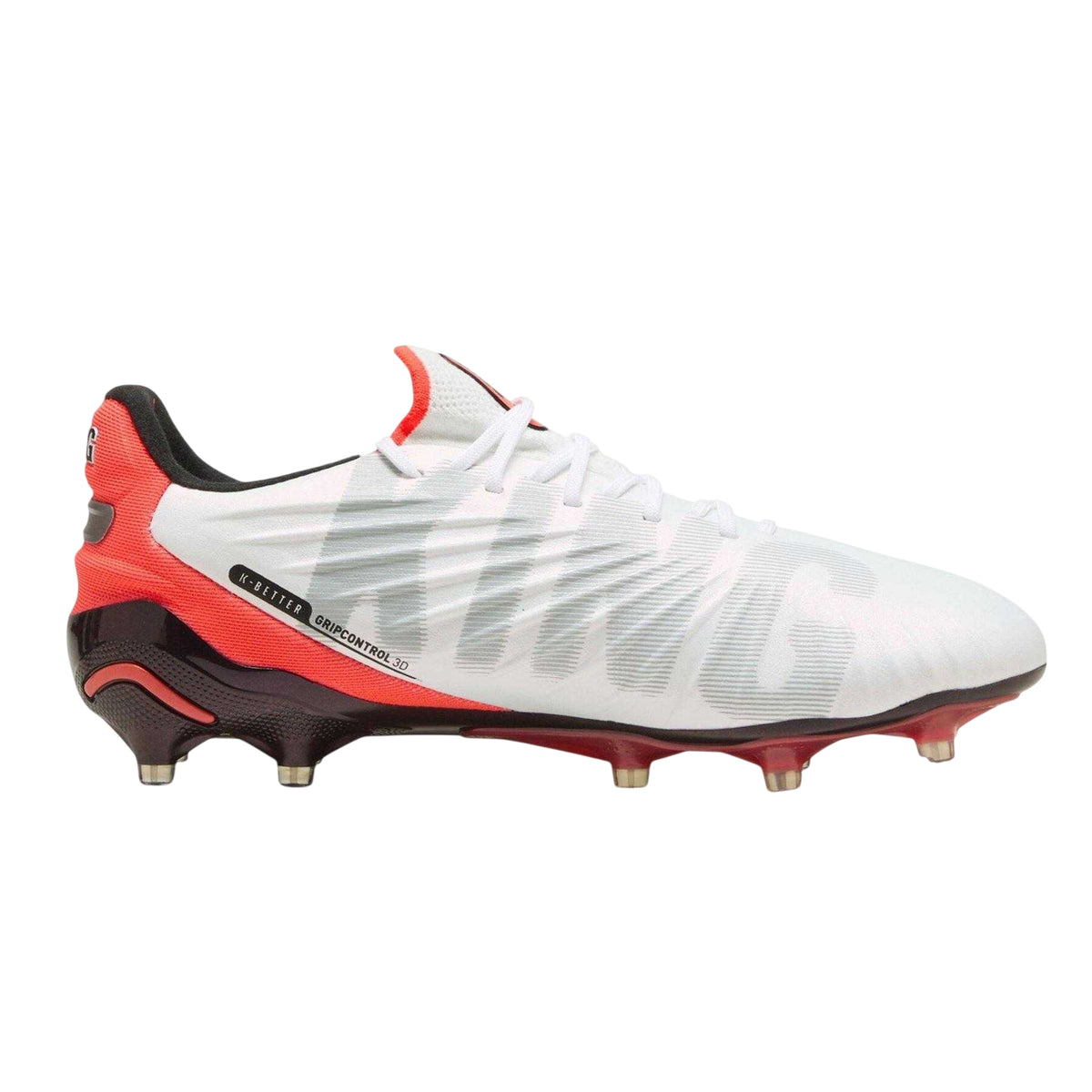 White-Silver - Front - Puma Mens King Ultimate Firm Ground Football Boots