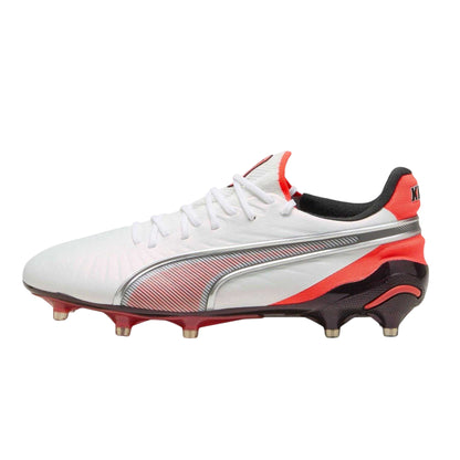 White-Silver - Back - Puma Mens King Ultimate Firm Ground Football Boots