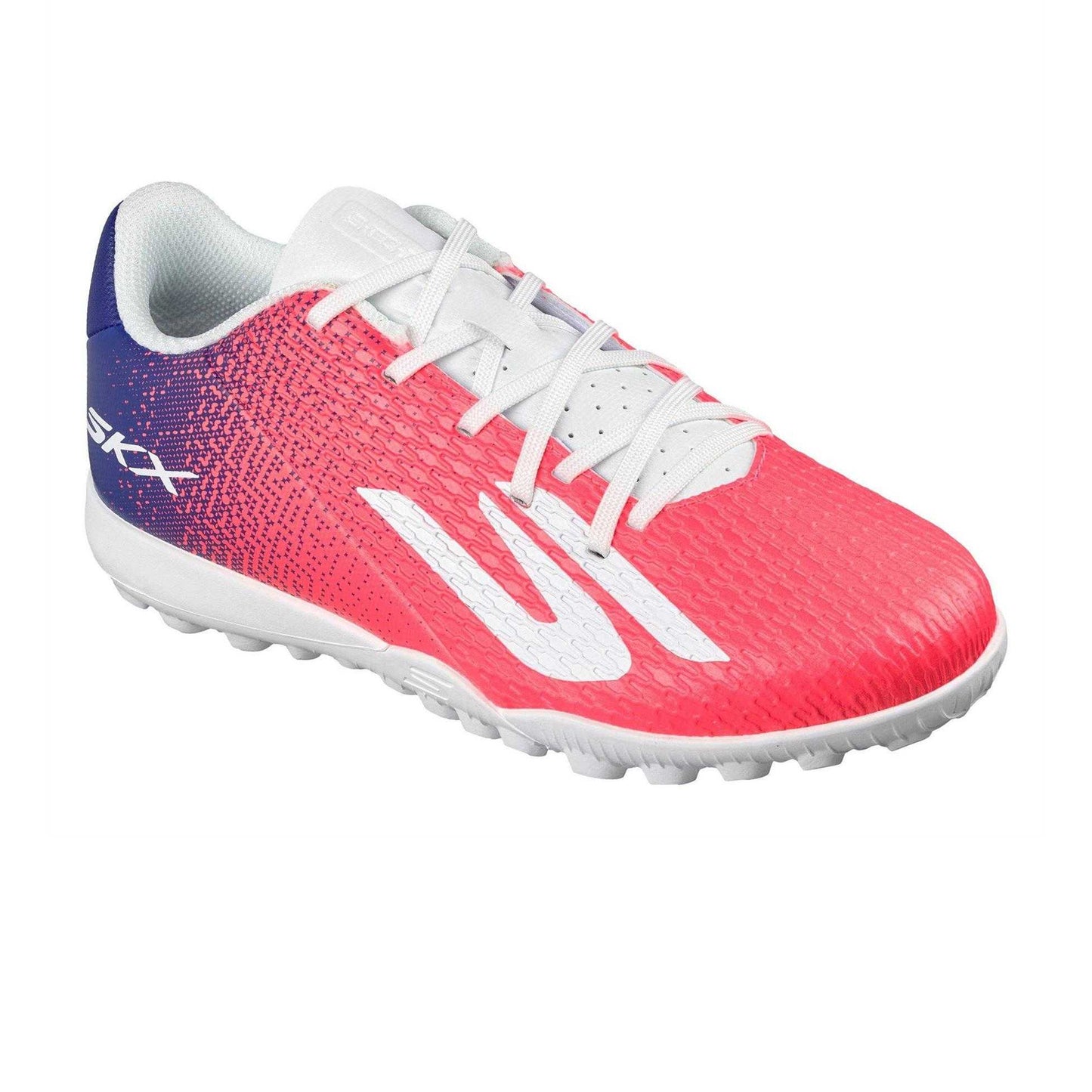 Blue-Pink - Pack Shot - Skechers Childrens-Kids Skx .4 Astro Turf Trainers