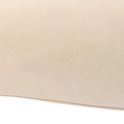 White - Pack Shot - Ted Baker Jimma Knotted Faux Leather Tote Bag
