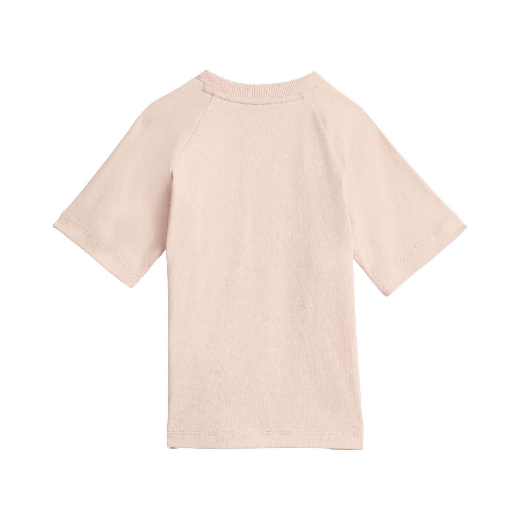 Blush Pink-White - Side - Adidas Baby Monster Pyjama Set