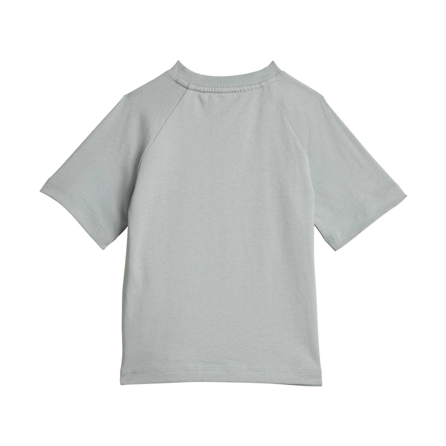 Grey-White - Side - Adidas Baby Monster Pyjama Set