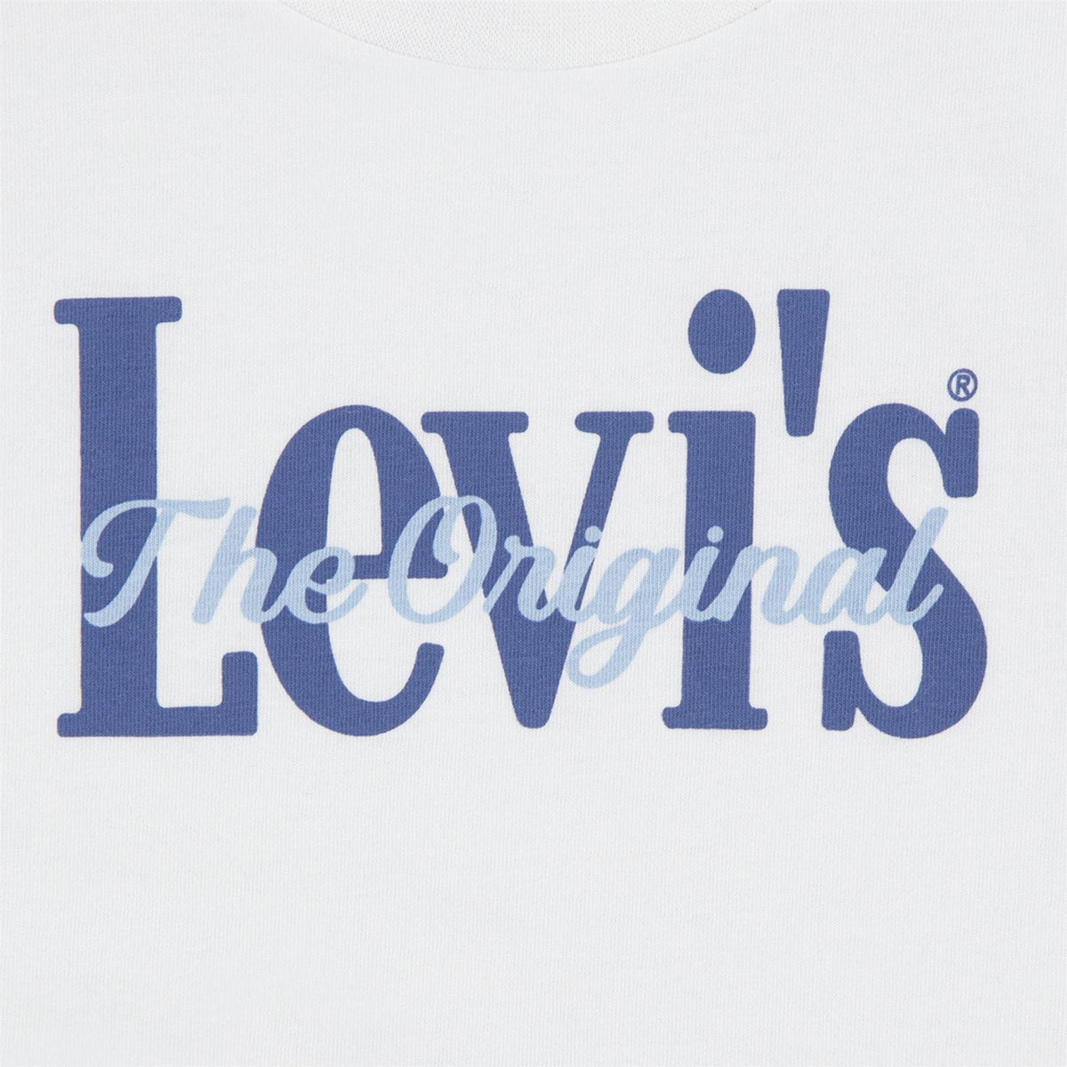 White - Pack Shot - Levis Baby Boys Big Logo T-Shirt & Shorts Set