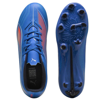 Blue - Side - Puma Unisex Adult Ultra 6 Play Firm Ground Football Boots