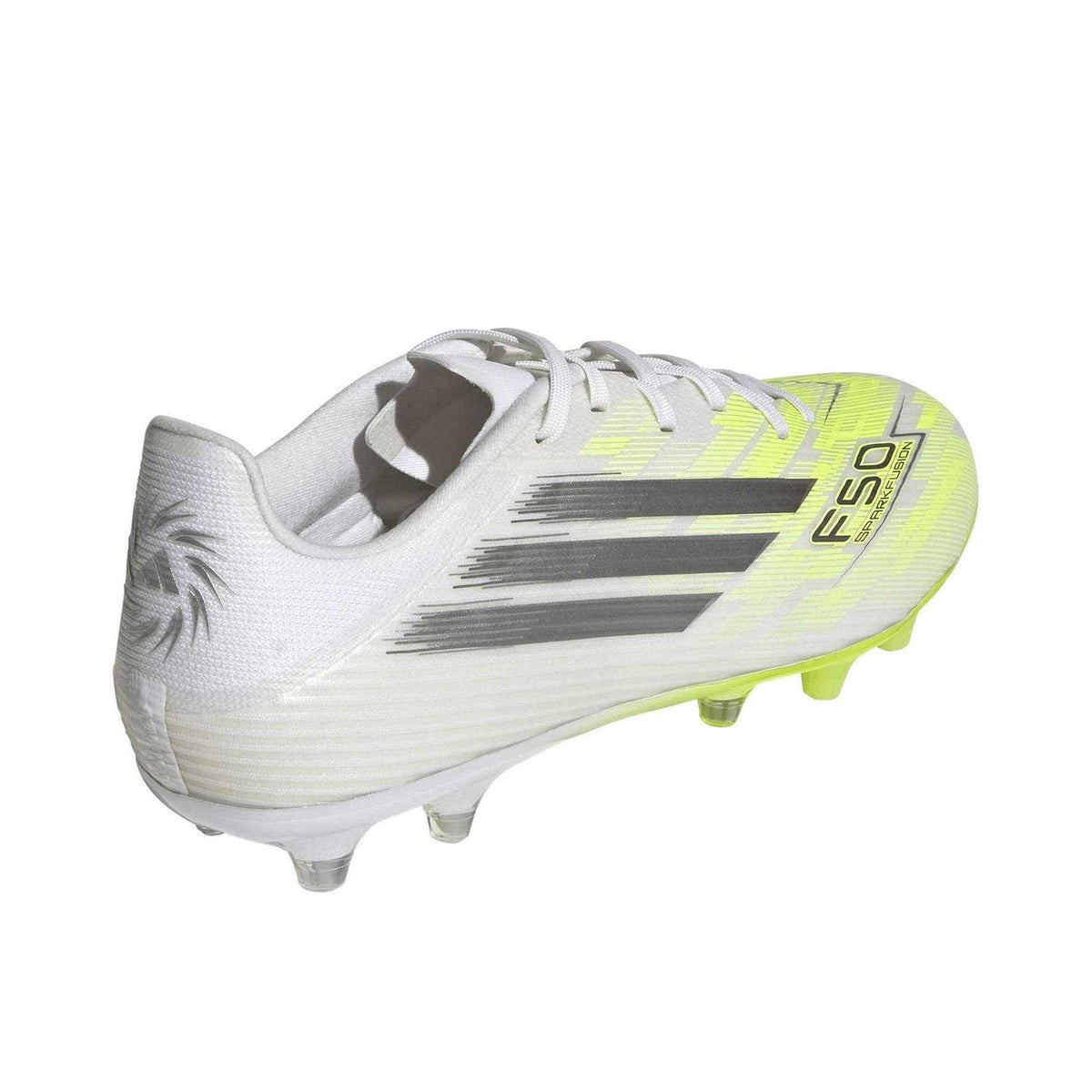 White-Iron - Back - Adidas Mens F50 Sparkfusion Football Boots