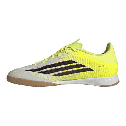 Solar Yellow - Side - Adidas Mens F50 League Futsal Flat Indoor Football Shoes