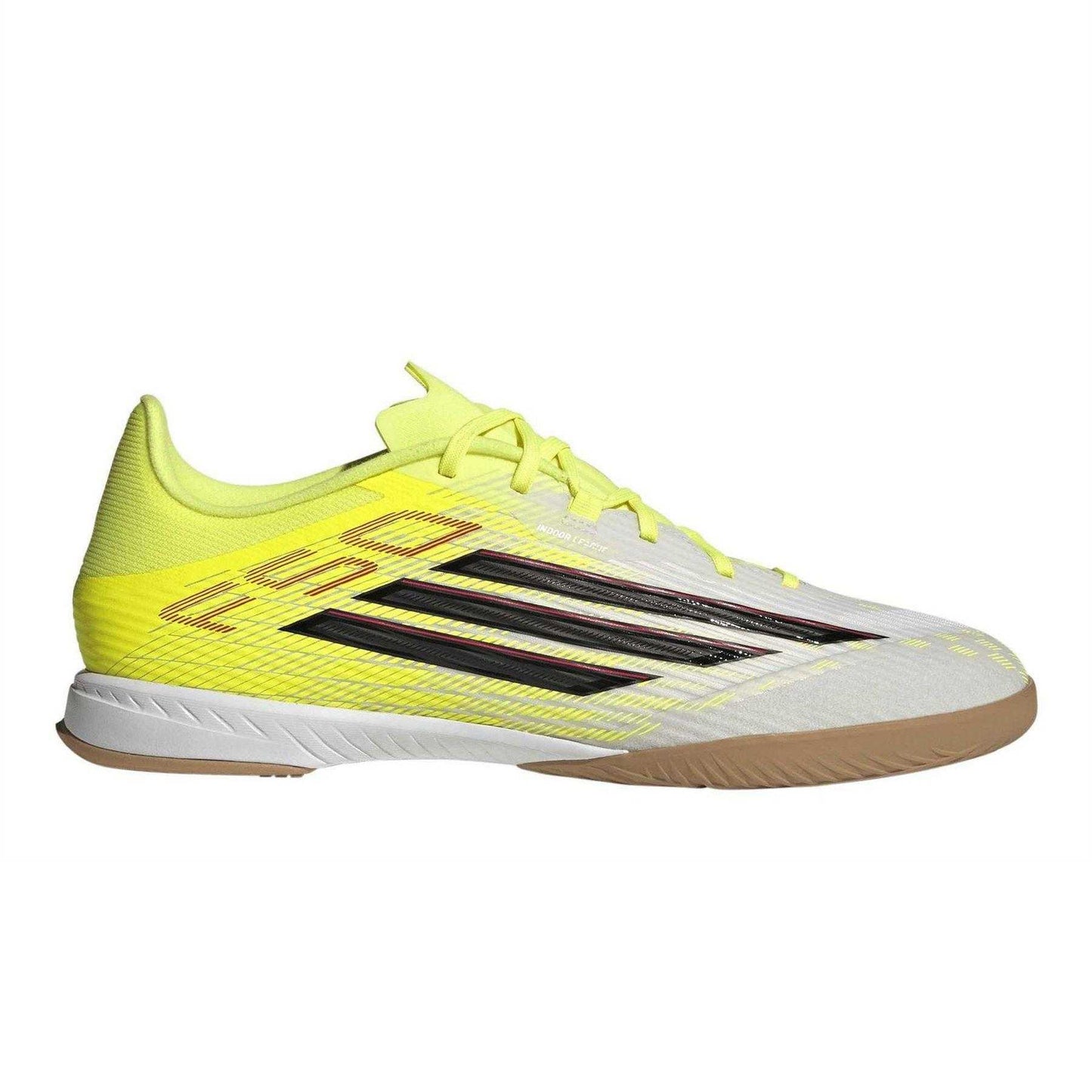 Solar Yellow - Front - Adidas Mens F50 League Futsal Flat Indoor Football Shoes