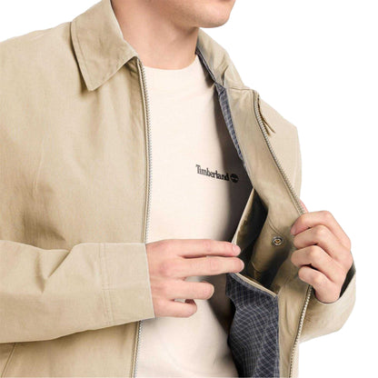 Safari - Side - Timberland Mens Relaxed Fit Bomber Jacket