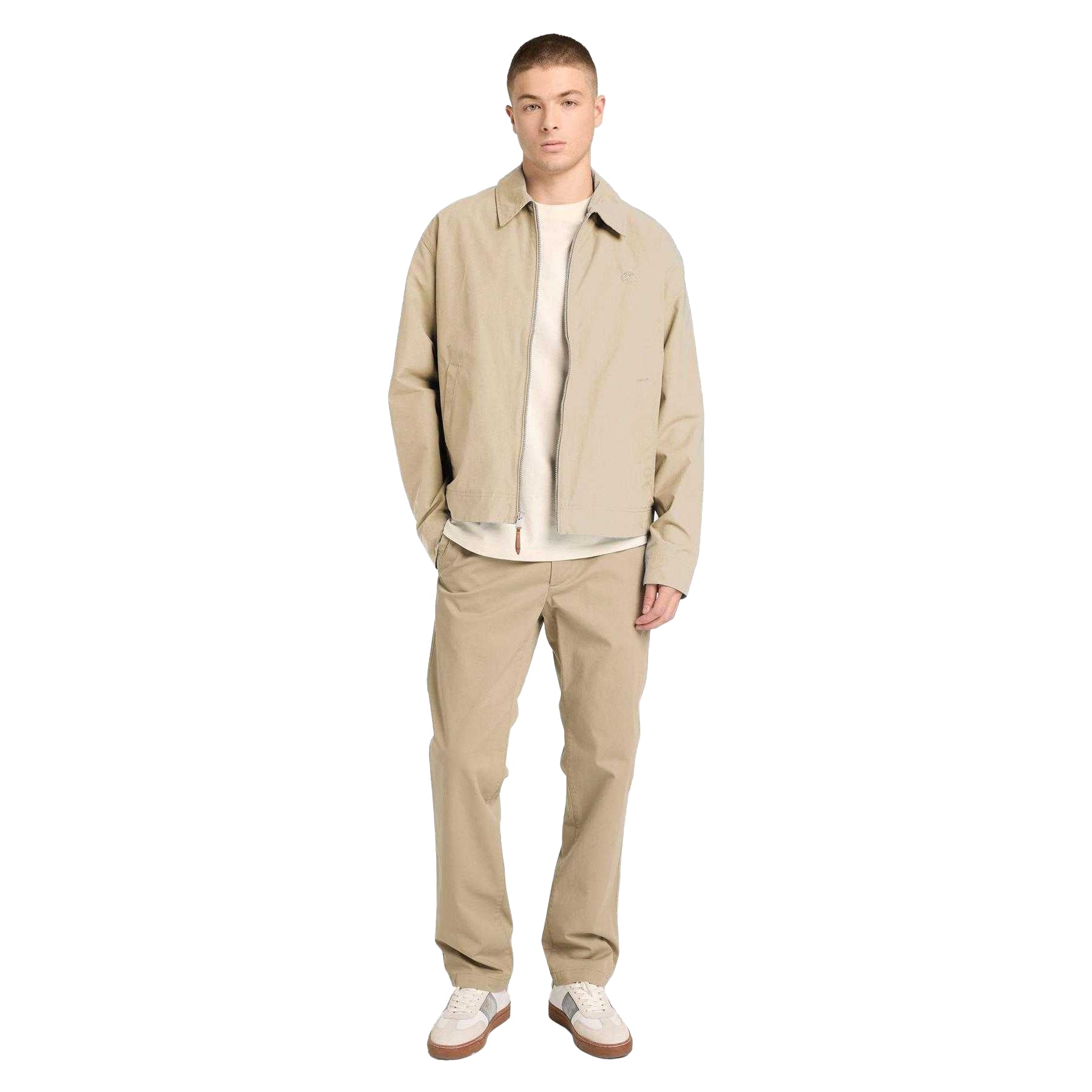 Safari - Pack Shot - Timberland Mens Relaxed Fit Bomber Jacket
