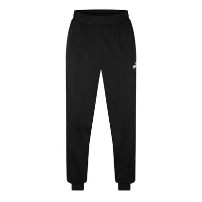 Black - Pack Shot - Puma Mens Hooded Long-Sleeved Tracksuit Set