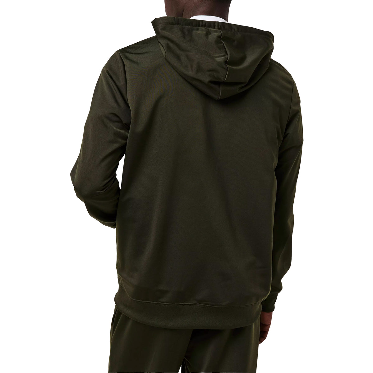 Khaki Green - Back - Puma Mens Hooded Long-Sleeved Tracksuit Set