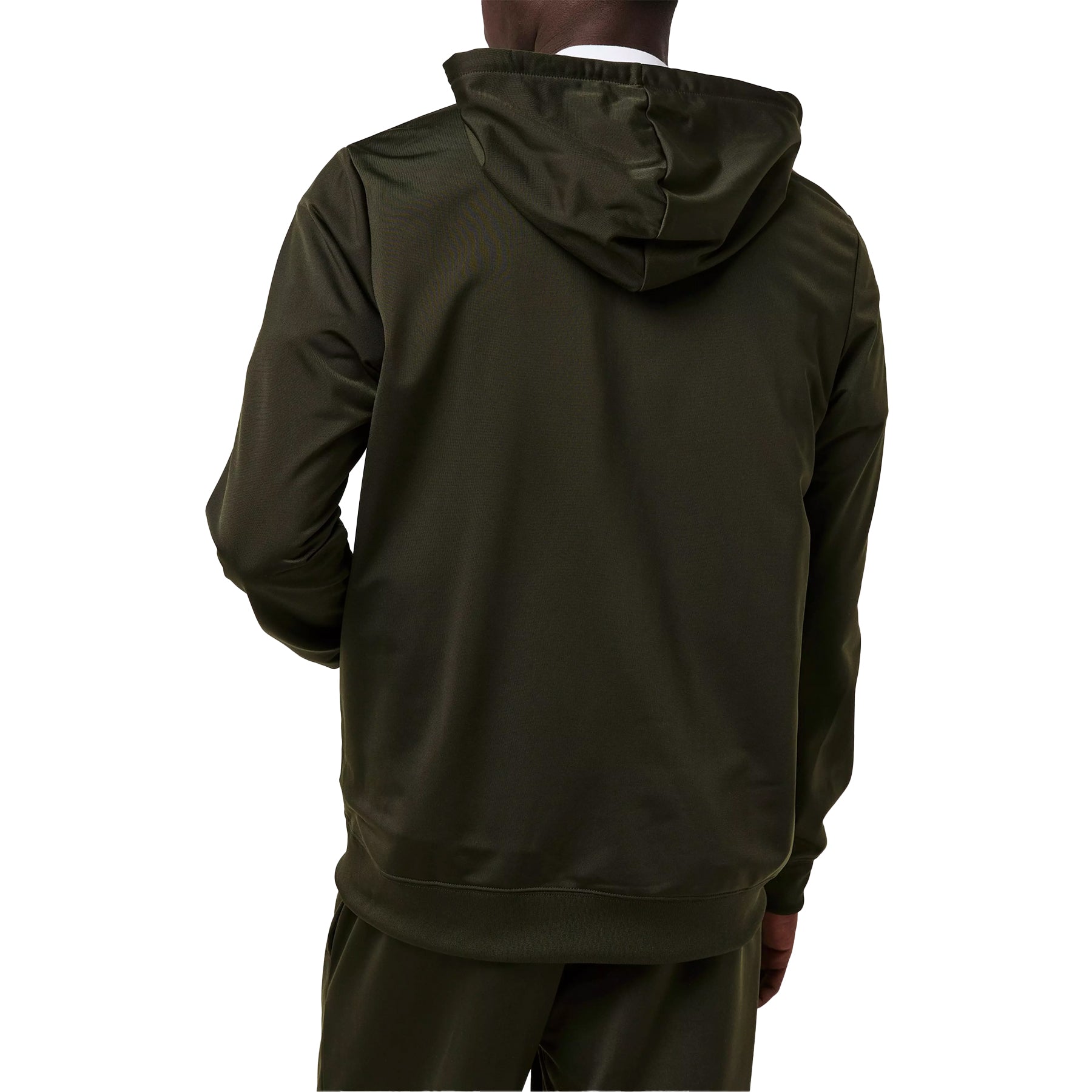 Khaki Green - Back - Puma Mens Hooded Long-Sleeved Tracksuit Set