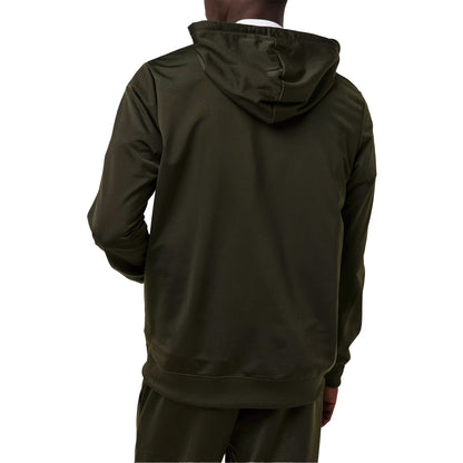 Khaki Green - Back - Puma Mens Hooded Long-Sleeved Tracksuit Set