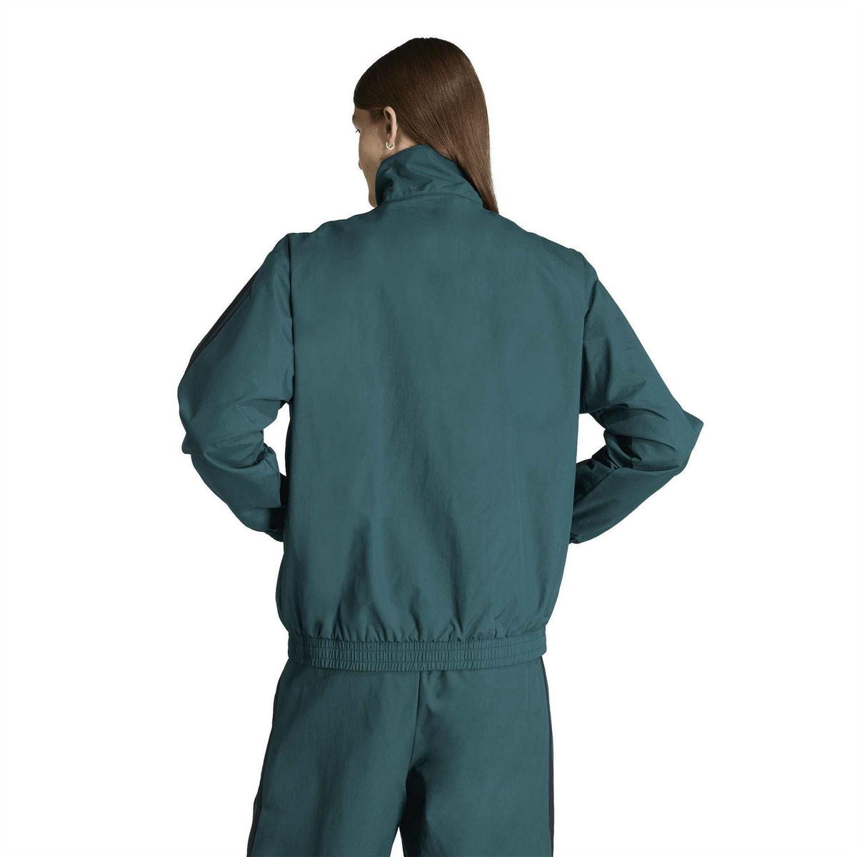 Ivy Green - Back - Adidas Mens Firebird 3 Stripes Track Top