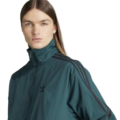 Ivy Green - Side - Adidas Mens Firebird 3 Stripes Track Top