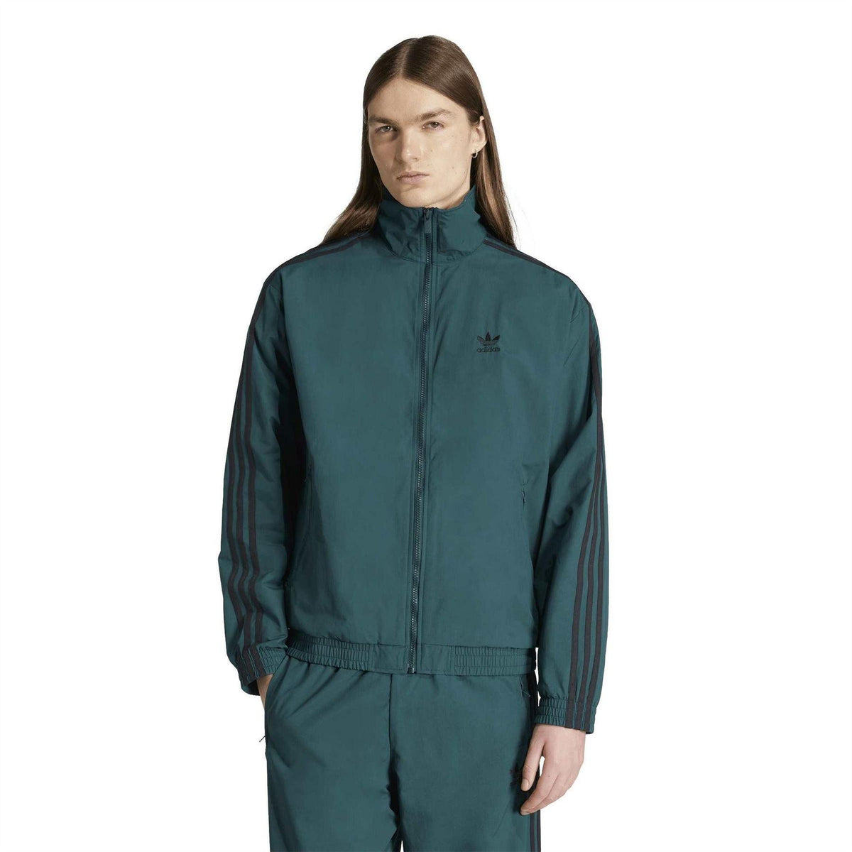 Ivy Green - Pack Shot - Adidas Mens Firebird 3 Stripes Track Top