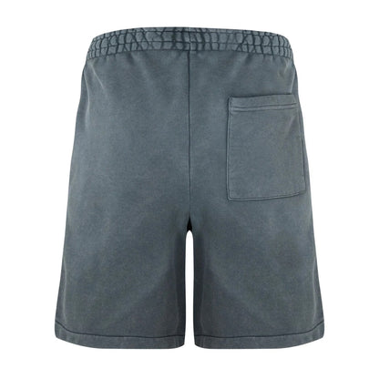 Black - Back - Couture Club Mens Fleece Graphic Shorts