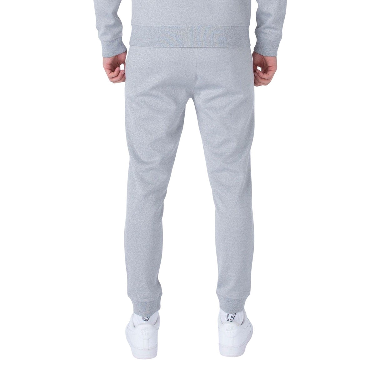 Grey - Back - Luke 1977 Mens Hobart Zipped Jogging Bottoms