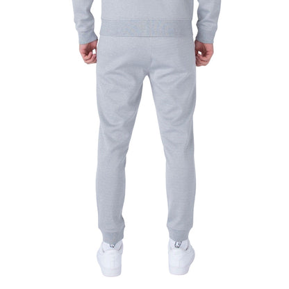 Grey - Back - Luke 1977 Mens Hobart Zipped Jogging Bottoms